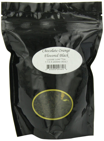 English Tea Store Loose Leaf, Chocolate Orange Flavored Black Tea - 4oz, 4 Ounce
