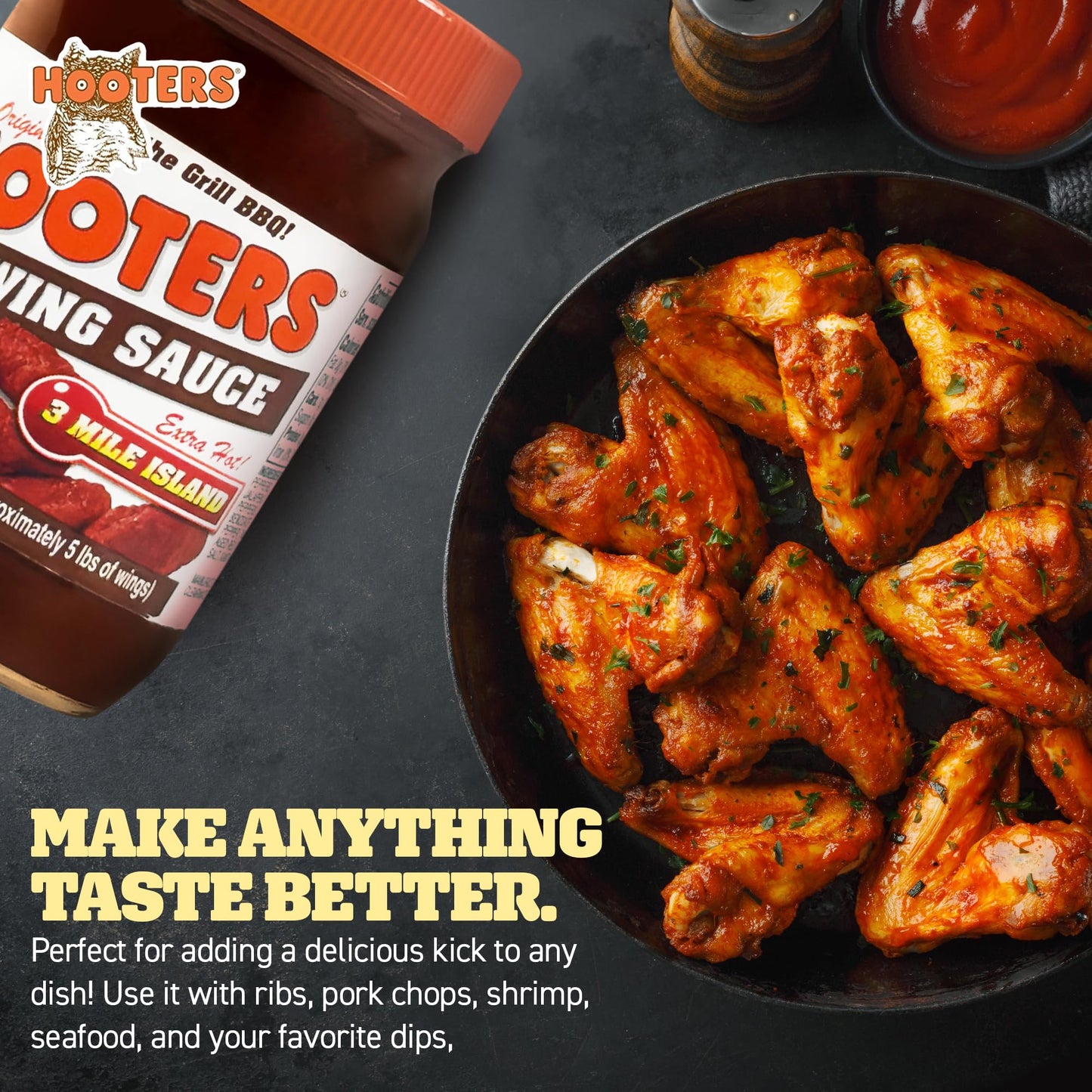 Hooters Sauce Wing 3 Mile, 12 oz