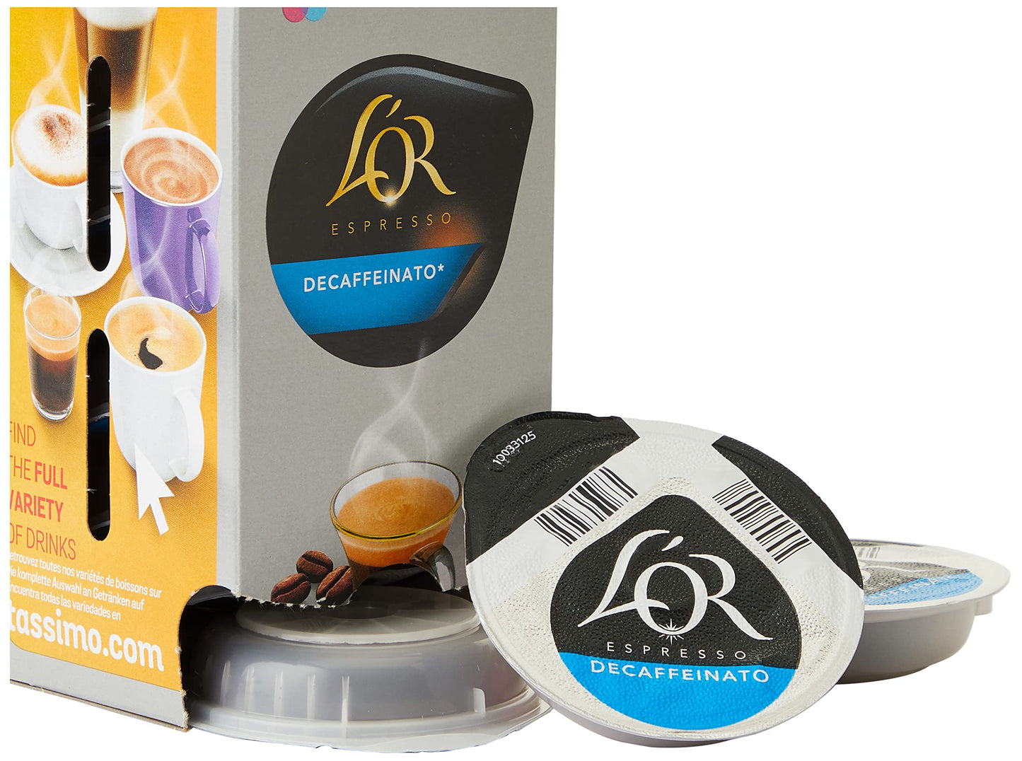 Tassimo Carte Noire Lor Espresso Decaffeinated Coffee Discs 16 Servings