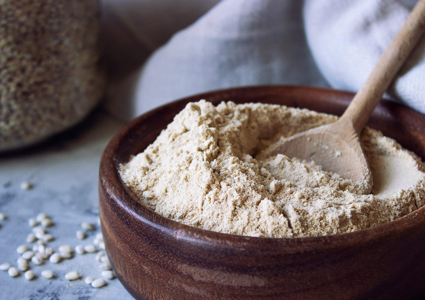 Food to Live Barley Flour, 1 Pound - Fine Powder, Kosher, Vegan, Bulk. Rich in Fiber. Wheat Flour Alternative. Great for Baking.