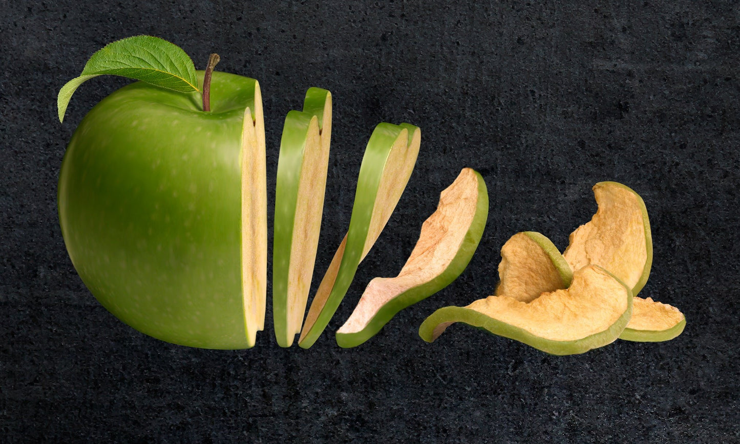 Bare Baked Crunchy Organic Apple Chips, Granny Smith, Gluten Free, 3 Ounce Bag, 6 Count