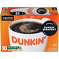 Dunkin  Midnight Dark Roast Coffee, 60 Keurig K-Cup Pods
