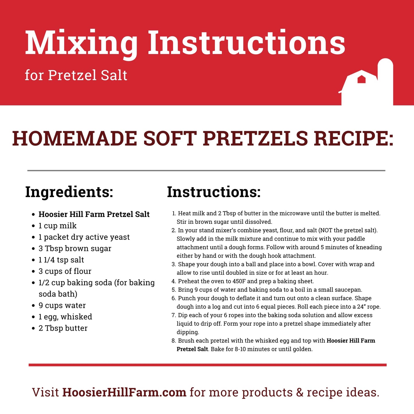 Hoosier Hill Farm Coarse Pretzel Salt, 5LB (Pack of 1)