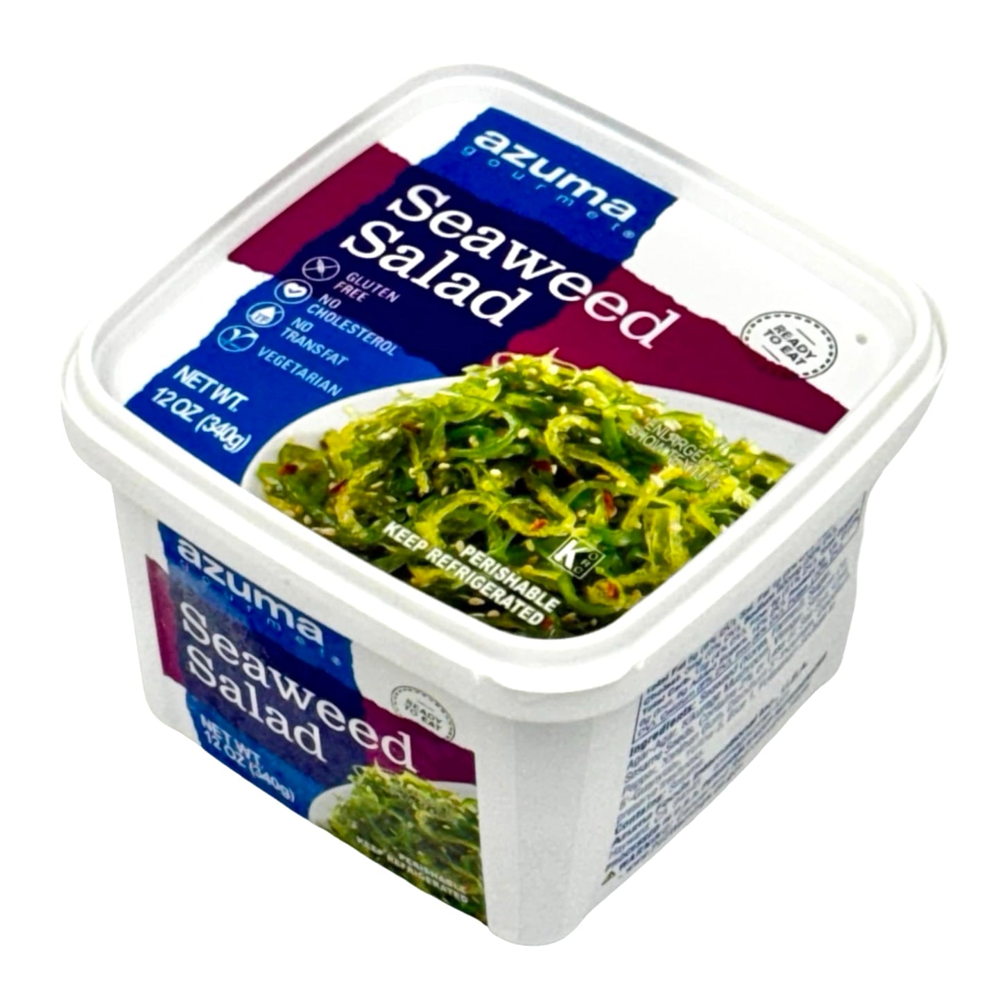Azuma - Seaweed Salad - Authentic Japanese Wakame Salad with Sesame, Seasoned and Ready to Eat, Healthy Vegan Side Dish, Rich in