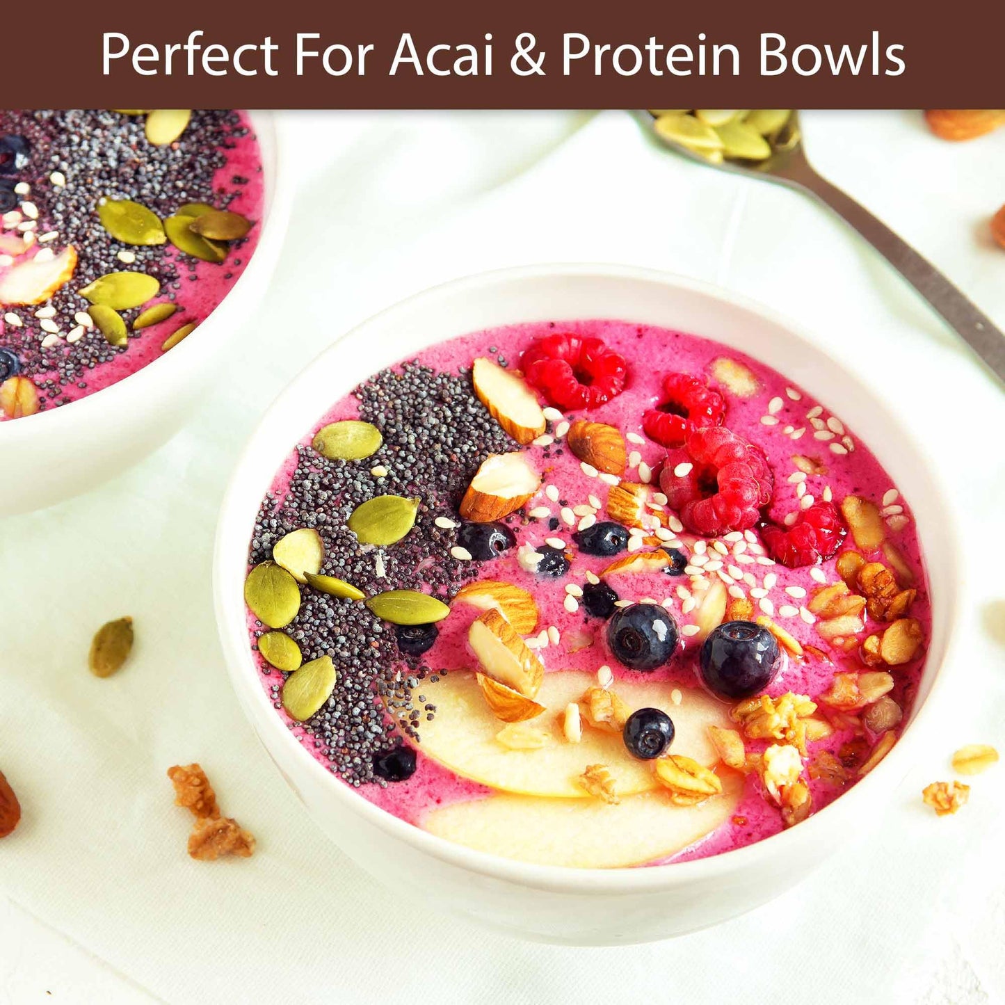 Roots Circle Non-GMO Chia Seeds | 1.3 Pound (Pack of 2) Raw Superfood, Vegan, Kosher, Nut & Gluten Free, Keto & Paleo Friendly |