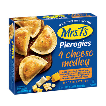 Mrs. Ts Four Cheese Pierogies Frozen Box,12 Ct , 16 Oz