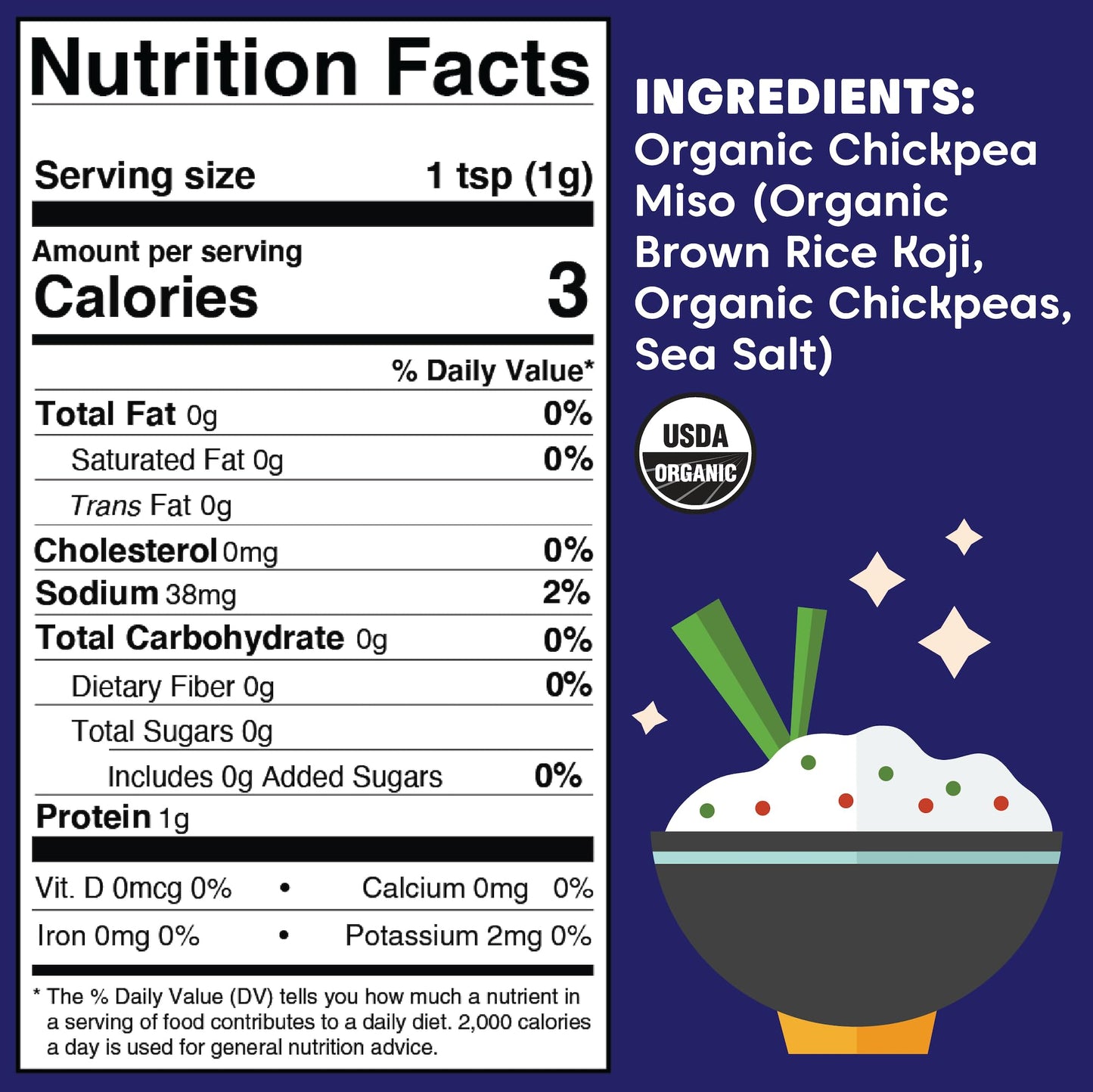 Wilderness Poets, Miso Nooch - 100% Dried Organic Chickpea Miso Umami Seasoning - Sprinkle On Everything. Organic, Vegan, Soy Fr