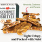 Brittle-Brittle Mixed Nut Brittle Candy, Handmade Gourmet Treat With Honey, Almonds, Cashews, Pecans, Gluten Free, Perfect Snack