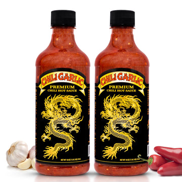 Underwood Ranches Limited Edition Dragon Chili Garlic Sauce - Hot Sauce, Perfect For Spicing Up Any Dish! - Made From Red Jalape