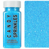 Blue Sprinkles, Light Blue Sanding Sugar Crystals, 4.6 oz Edible Sparkling Sugar for Baking Topping, Cupcakes, Cookies, Ice Crea