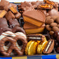 Blue Bow Gourmet Artisanal Chocolate Assortment Gift Tin - Full Size, Ideal for Birthdays, Thank You, and Holiday Gifts