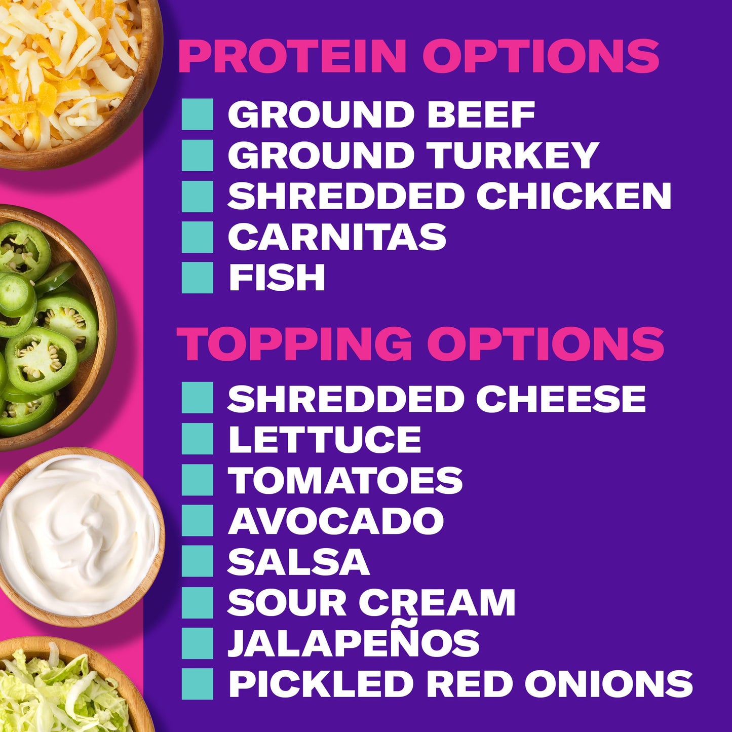 Taco Bell Cheesy Double Decker Taco Dinner Kit with 6 Soft Tortillas, 6 Crunchy Taco Shells, Velveeta Cheese Sauce & Seasoning,