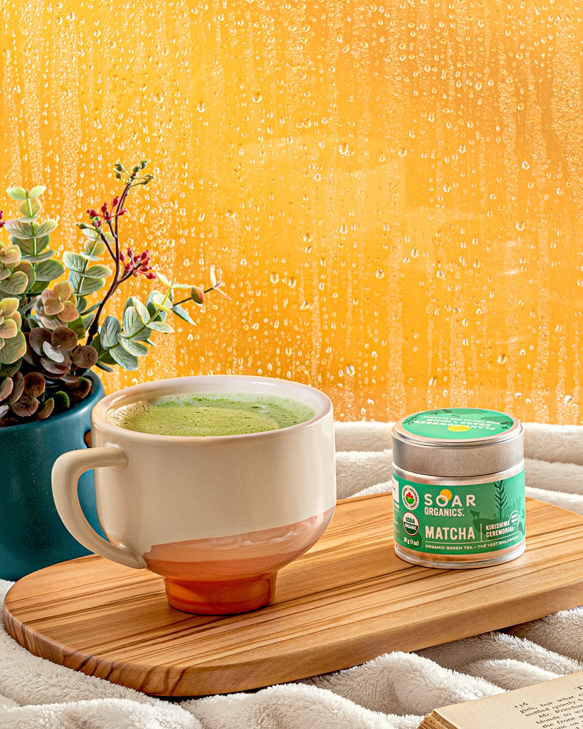 Soar Organics - Kirishima Ceremonial Grade Matcha Green Tea Powder - Authentic Japanese Origin - Single Origin (1 Ounce)