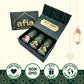 Afia Mediterranean Spice Blends Gift Set | Za’Atar, Baharat & Shawarma Spice | Mediterranean For Steak, Chicken And Vegetable Seasoning, Bbq Rub (Pack Of 3)