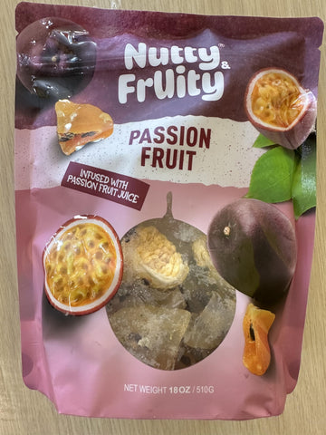 NuttyFruity Passion Fruit 18 oz, INFUSED WITH PASSION FRUIT JUICE (pack of 2)