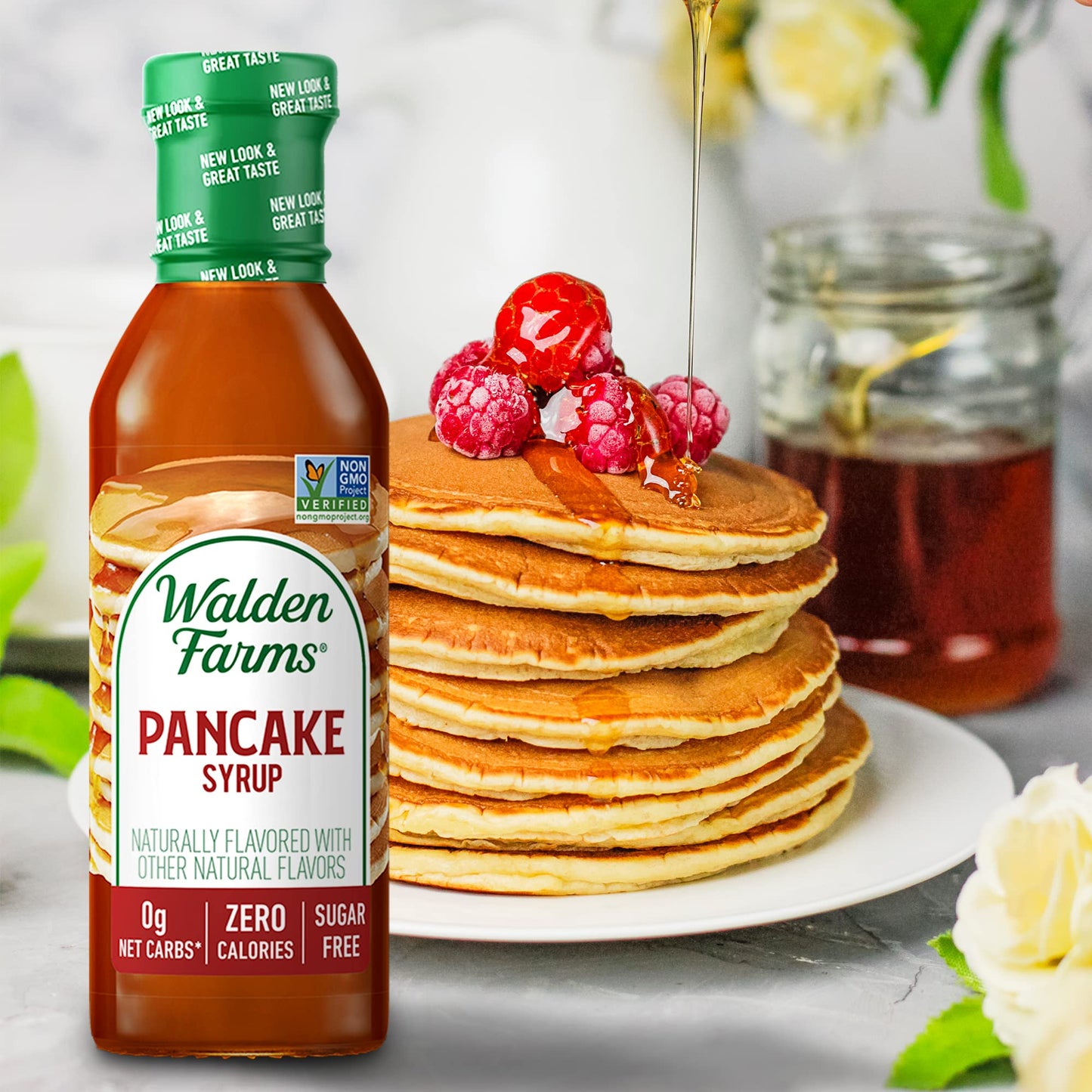 Walden Farms- Calorie Free Pancake Syrup- (Pack Of 2 12 Oz Bottles)