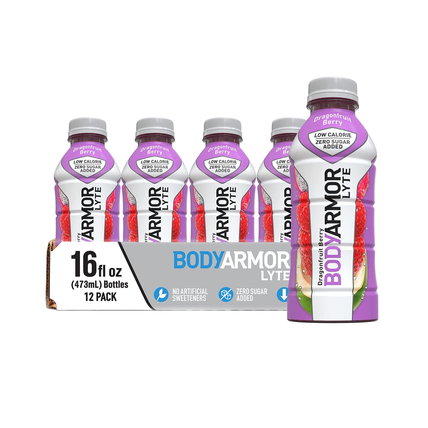 Drink Low-Calorie Sports Beverage  Dragonfruit Berry  Coconut Water Hydration  Natural Flavors With Vitamins  Potassium-Packed Electrolytes  Perfect For Athletes  16 Fl Oz (Pack of 12)