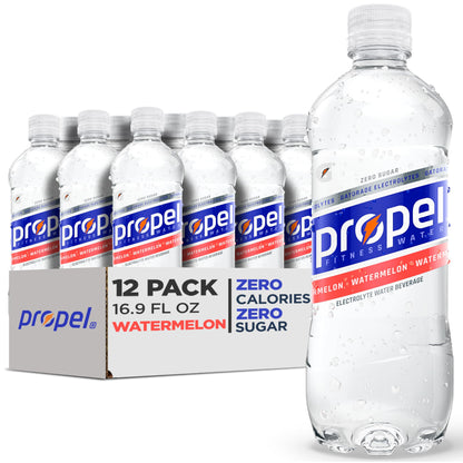 Propel Electrolyte Enhanced Water Sports Drink, Watermelon Flavored Water, Zero Calorie & Zero Sugar Hydration with Electrolytes