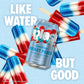 Splash Refresher Sparkling Water, Rocket Freeze - 8-Pack, 12 Fl Oz Cans - Flavored Carbonated Seltzer Water with Electrolytes, Z