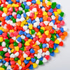 Bayep Rainbow Sprinkles for Cake Decorating Heart Bulk Candy for Ice Cream, Cookies, Baking, Cupcake Topper Colorful Sprinkles P