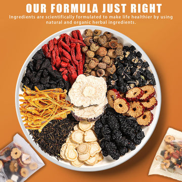 SIRDIKA Kidney Tea - Ginseng & Wolfberry Herbal Blend, Natural Detox, 2 Bags (24 pcs)