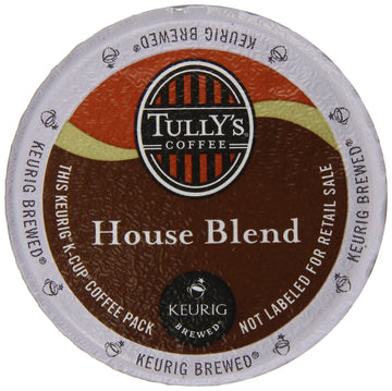Keurig, Tully'S, House Blend, K-Cup Counts, 50 Count
