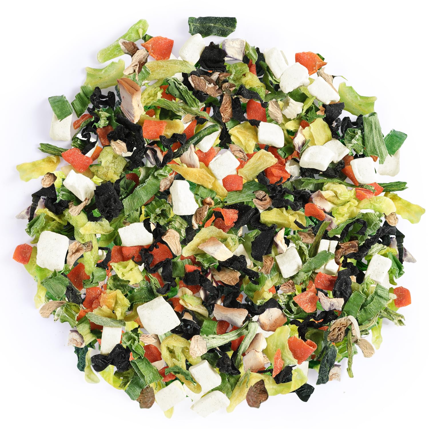 Yimi Miso Soup Ingredients Of 9 Freeze Dried Vegetables (Dehydrated Tofu, Seaweed, Green Onions, Spinach, Cabbage, Carrots, Mush