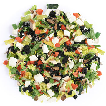 Yimi Miso Soup Ingredients Of 9 Freeze Dried Vegetables (Dehydrated Tofu, Seaweed, Green Onions, Spinach, Cabbage, Carrots, Mush