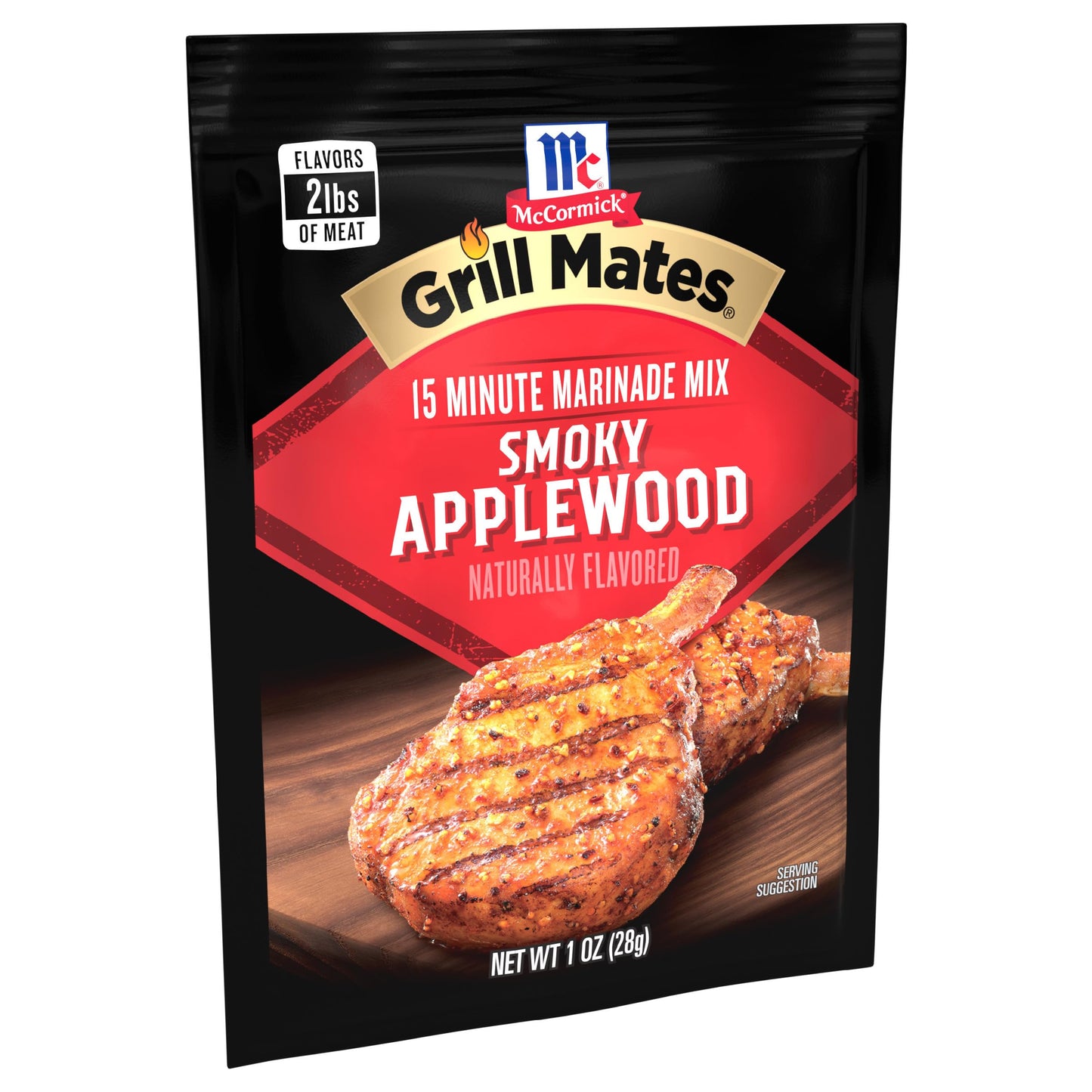 Mccormick Grill Mates Smoky Applewood Marinade Mix, 1 Oz (Pack Of 12)