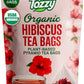 Tozzy Organic Hibiscus Tea - 100 Count, Plant-Based Pyramid Tea Bags