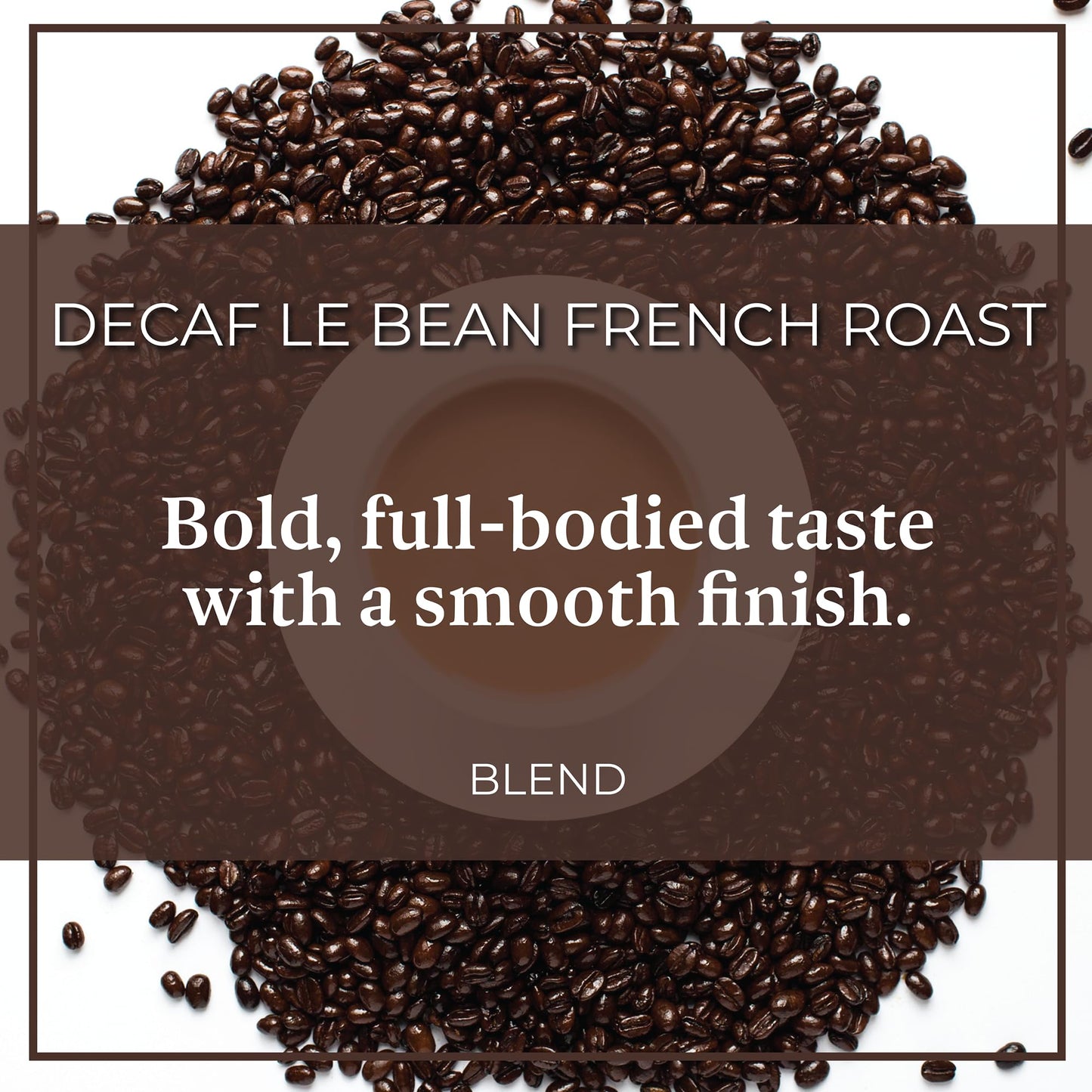 The Bean Organic Coffee Company Water Processed Decaf Le Bean, Dark French Roast, Whole Bean Coffee, 16-Ounce Bag