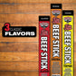 Old Trapper Deli-Style Sausage Sticks, Teriyaki Flavor, 1.75-Ounce Individually Wrapped Packages, 10 Grams Of Protein Per Servin