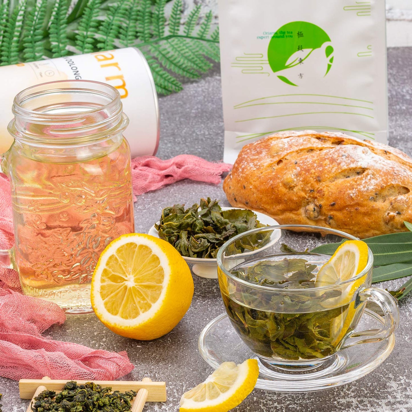 Oriarm Anxi Tieguanyin Oolong Tea 100g - Chinese Tie Guan Yin Loose Leaf Tea - Fujian Wu Long Green Tea Ti Kuan Yin