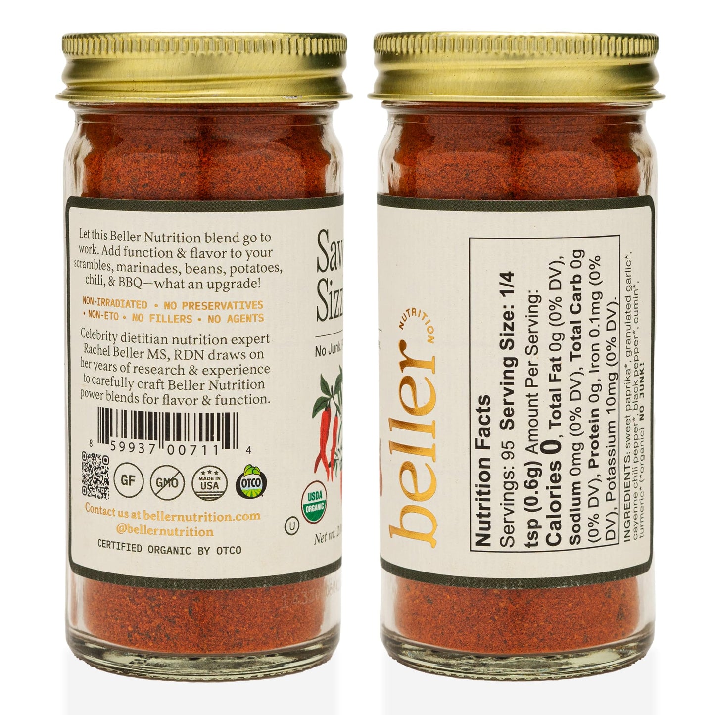 Beller Nutrition Spice Collection (2 Oz, Savory Sizzle)