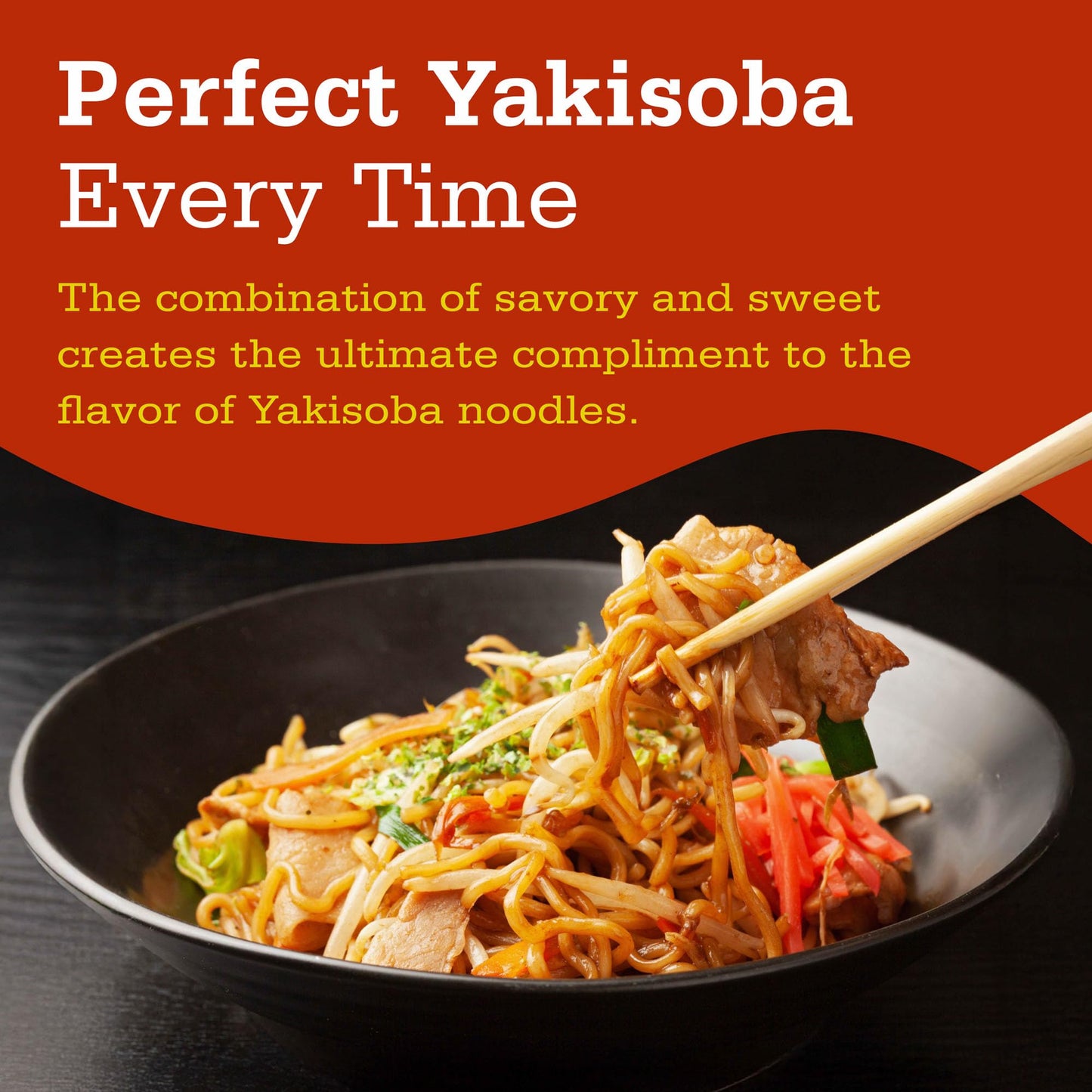 Otafuku Yakisoba Sauce for Japanese Stir Fry Noodles, Gluten-Free & Vegan Yakisoba Sauce Authentic Umami Flavor - No Artificial
