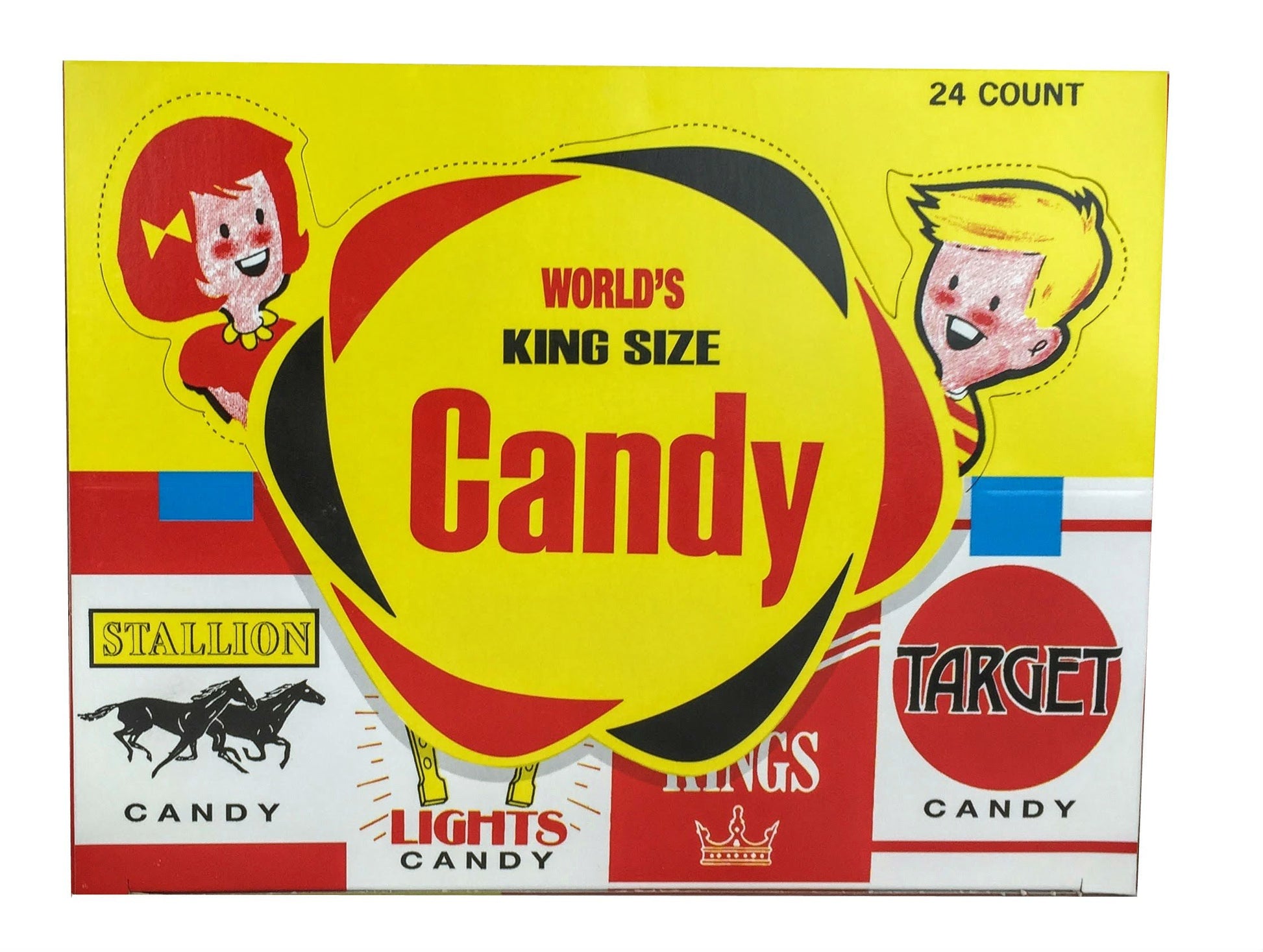 World Confections Candy Cigarettes, 24 Count Pack, Model 97