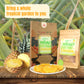 Yuth Farm Plant-Based Soft & Chewy Dried Fruit - Deliciously Healthy Snack 300G(10.6 Oz) (Pineapple)