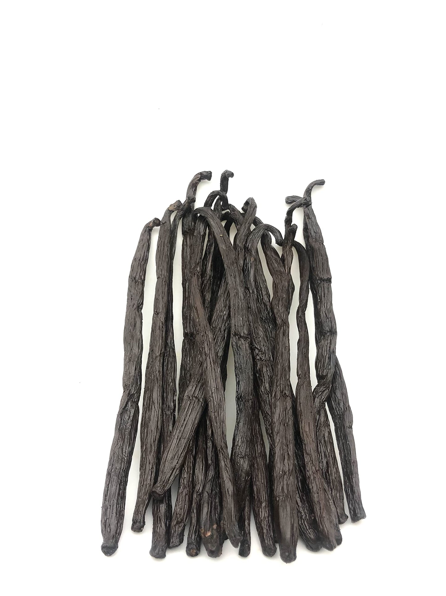 GREEN VANILLA Madagascar Vanilla Beans - Grade A 5-7 for Baking & Cooking - 10 Count - Black/Brown/Red