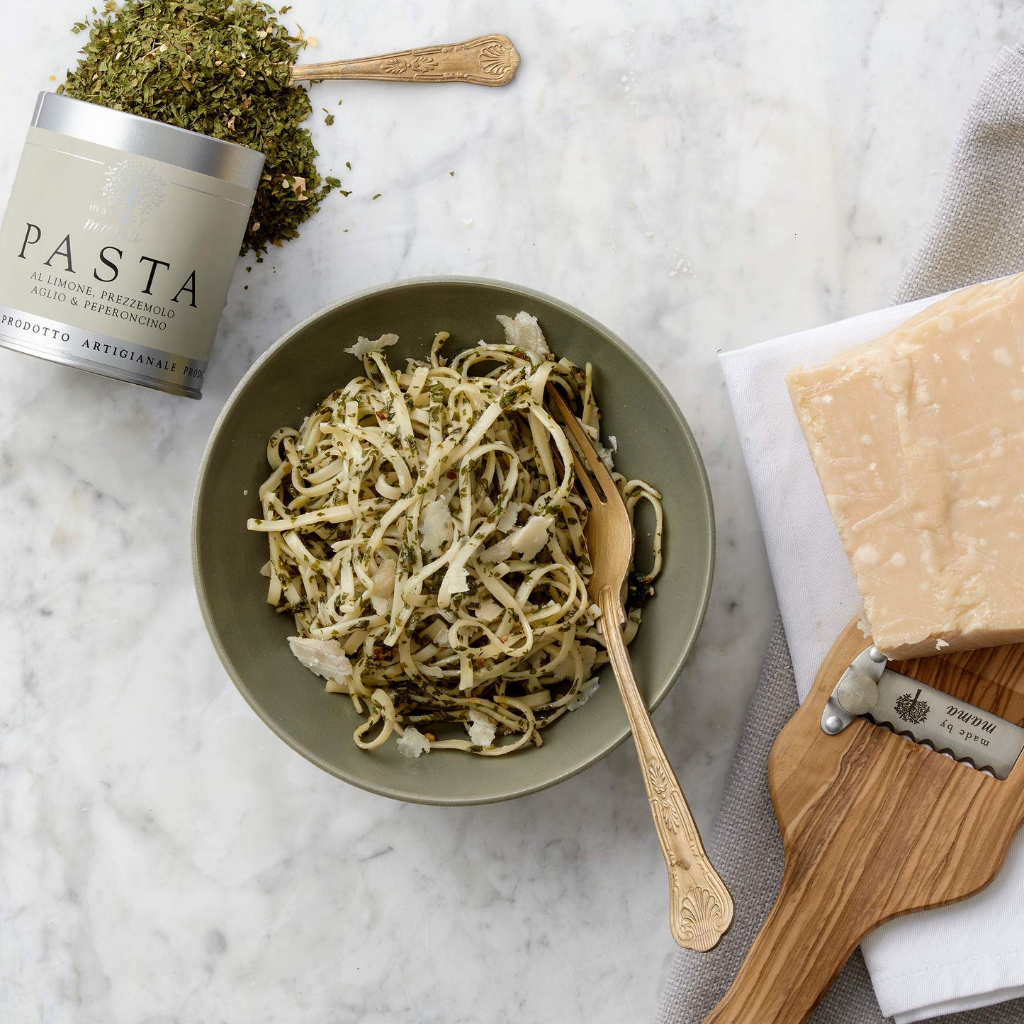Made By Mama Pasta Trenette Di Semola Di Grano Duro (1 Pound / Pack Of 1) | Traditional Italian Pasta, Thin & Delicate, Perfect