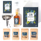 Craftly Gin Infusion Kit | Natural Botanicals for Cocktails | Clear Bottle