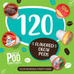 Coffee Pod Variety Packs Flavored Decaf Sampler  Assorted  Compatible with 2.0 K-Cup malt-inspired  Variety Pack  120 Count (Pack of 1)