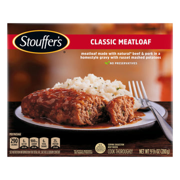 Stouffers Classic Meatloaf Frozen Meal 9.875 oz