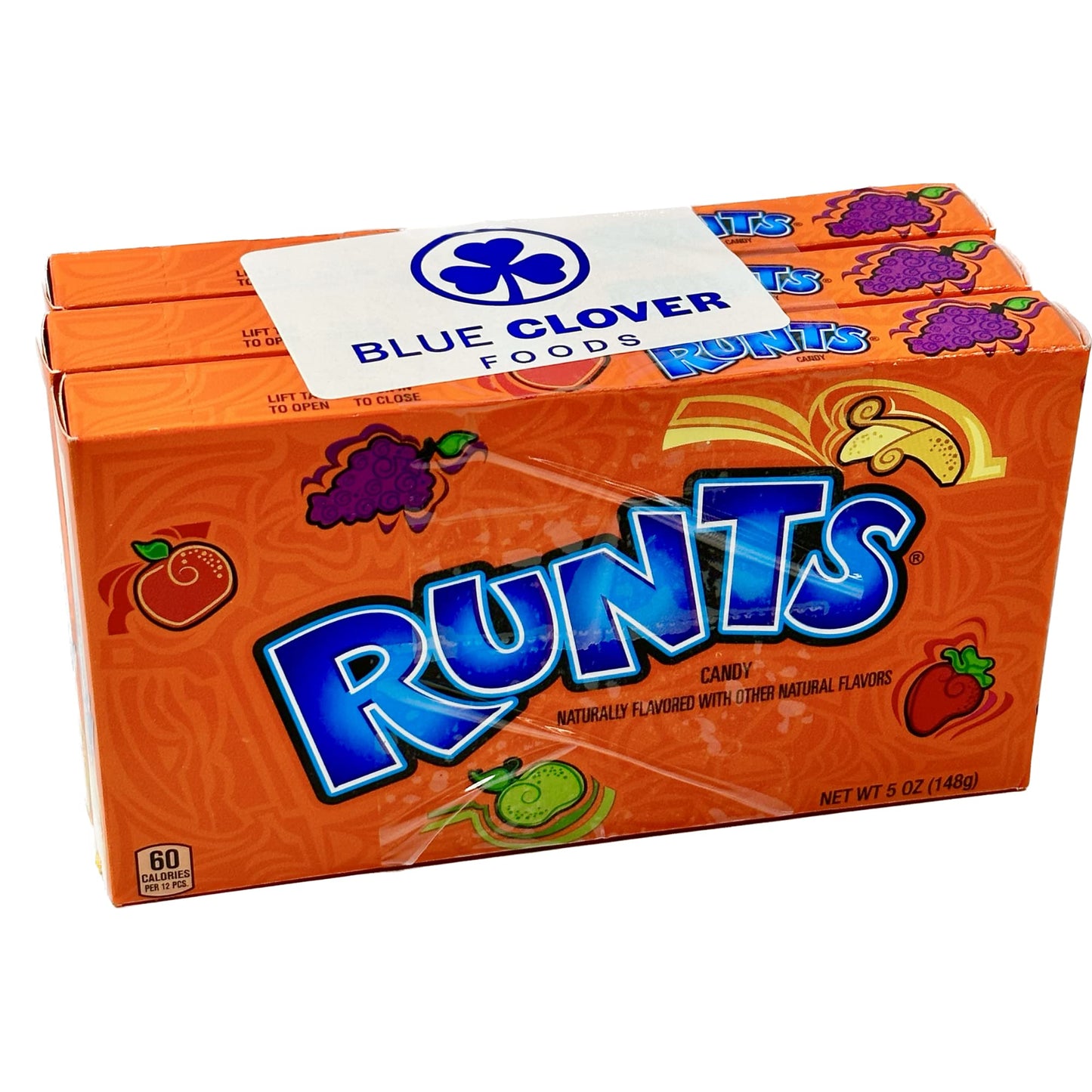 Runts Candy Theater Box | By Blue Clover Foods | 5oz Box | Pack Of 3