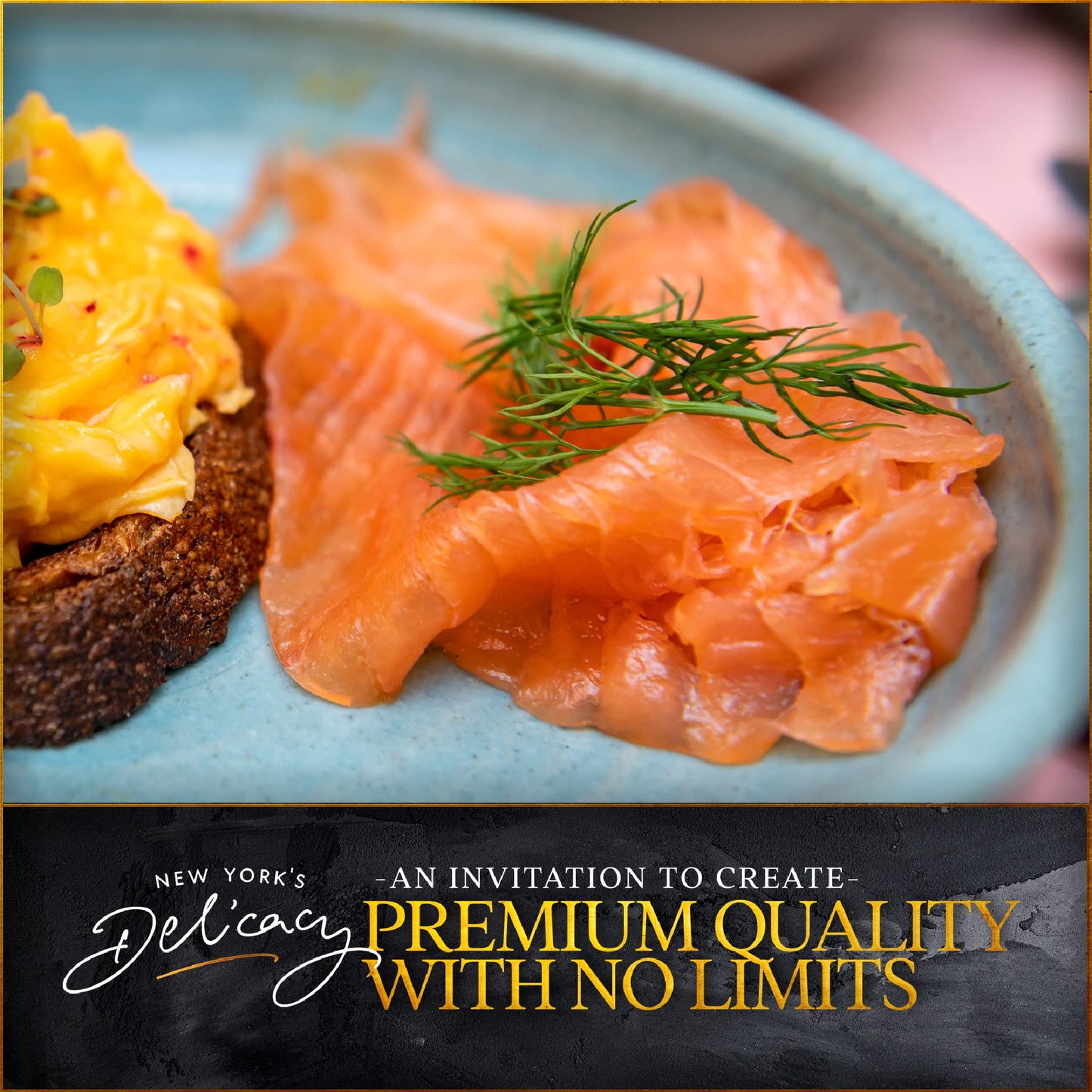 New Yorks Delicacy Smoked Salmon Nova - 3 X 4 Oz. (0.75 Lb) [All Natural] - Most Awarded, Pre-Sliced, Fully Trimmed Salmon - Kosher, Gluten Free, High In Omega 3-100% Natural Atlantic Salmon