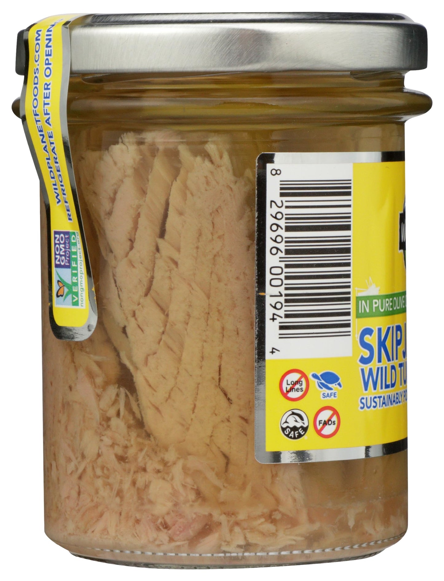 Wild  T Skipjack Tuna In Pure Olive Oil, Keto And Paleo, 3Rd Party Mercury Tested, 6.7 Ounce
