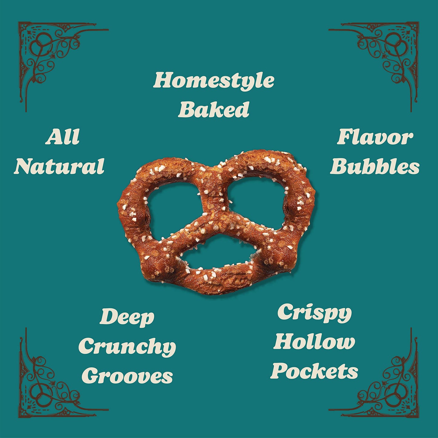 Unique Snacks Original Splits Pretzels, Homestyle Baked Snack, 11 Oz, Pack of 3, OU Kosher, Non-GMO