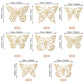 40 Pcs Laser 3D Butterfly Cupcake Toppers Hollow Arts Butterfly Cake Decorations For Baby Shower Wedding Fairy Birthday Party Su