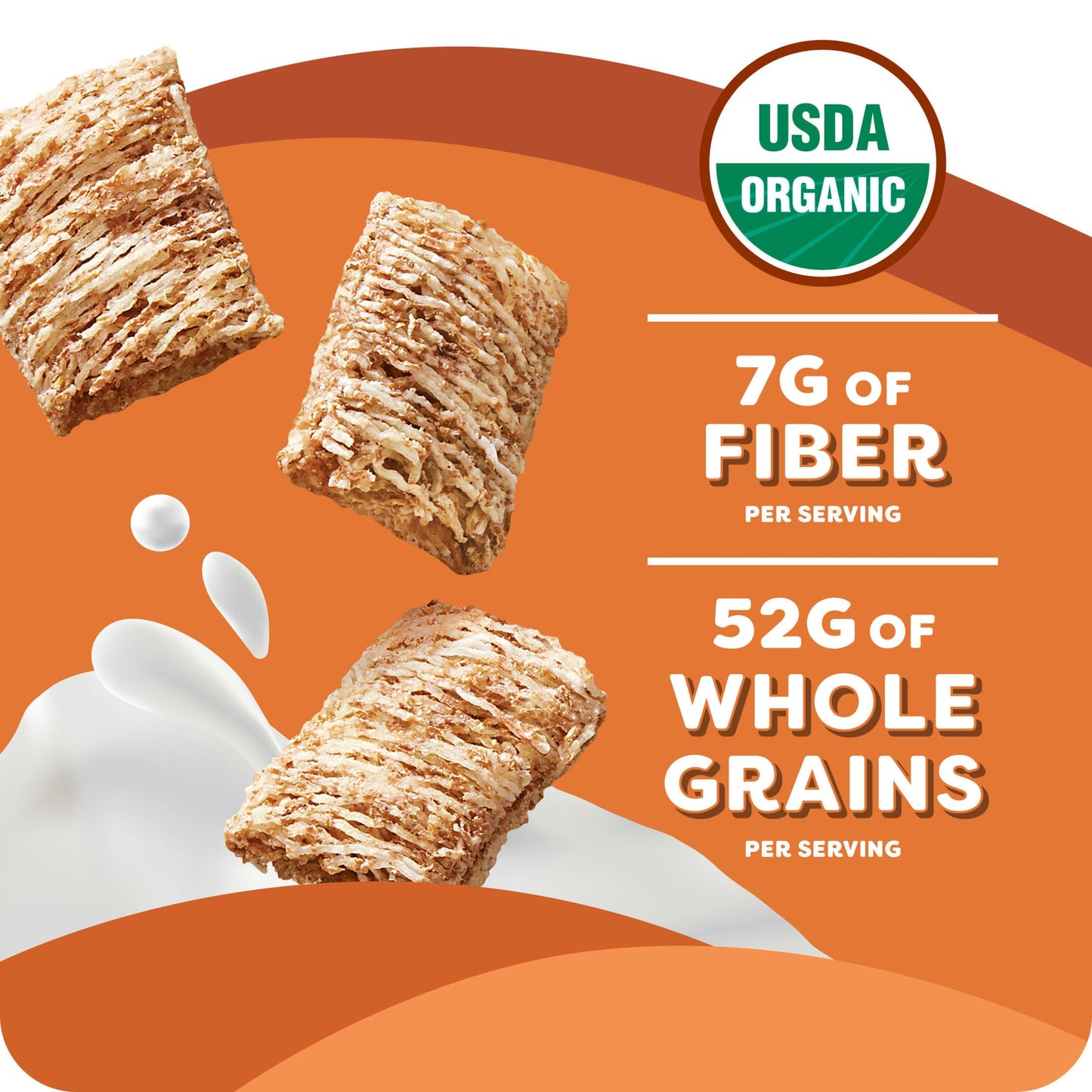 Kashi Breakfast Cereal  Organic  Whole Grain  Cinnamon Harvest  18oz Box (1 Box)