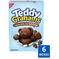 TEDDY GRAHAMS Chocolate Graham Snacks, Bulk Kids Snacks, 6 - 10 oz Boxes