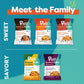 P-Nuff Peanut Butter Puffs - Healthy Vegan Snacks, Low Calorie, High Protein, 4 Oz Bag (Pack of 3)